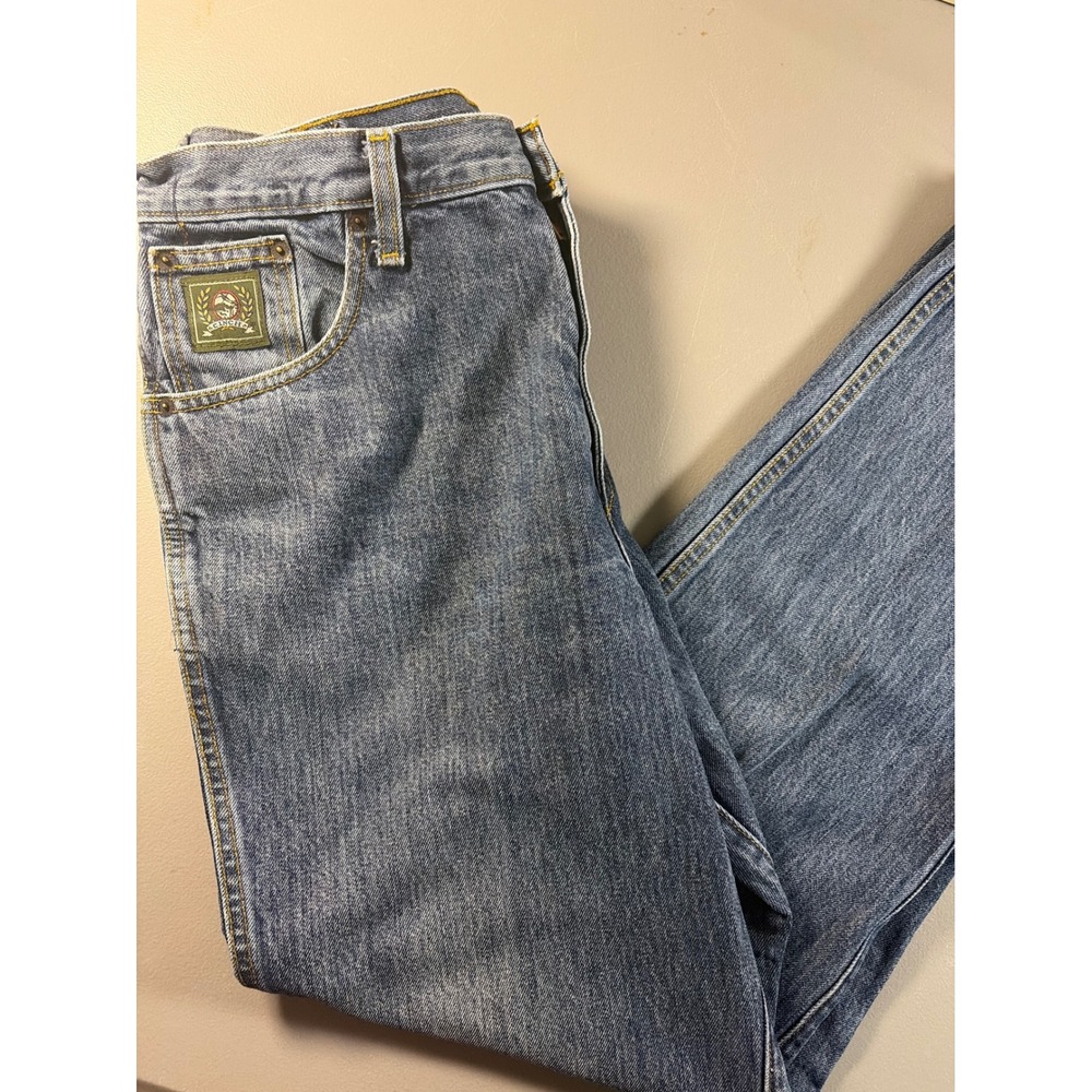 Cinch Jeans Mens 35x32 Blue Denim Straight Leg 100% Cotton Cinch Up MB90530002